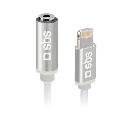 SBS - Adaptor Lightning / 3.5mm Jack, argint