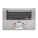 Apple MacBook Pro 16" A2141 (2019) - Superior Ramă Tastatură + Tastatură US (Space Gray)