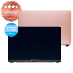 Apple MacBook Air 13" A1932 (2019), 13" A2179 (2020) - Ecran LCD + Sticlă Frontală + Carcasă Spate (Gold) Refurbished