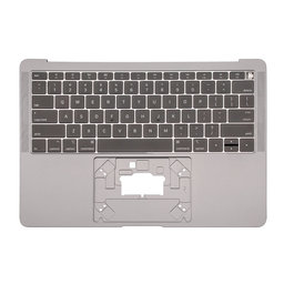 Apple MacBook Air 13" A1932 (2018 - 2019) - Superior Ramă Tastatură + Tastatură US (Space Gray)