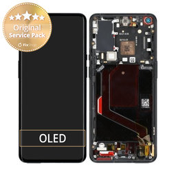 OnePlus 9 Pro - Ecran LCD + Sticla Tactilă + Ramă (Stellar Black) - 1001100044 Genuine Service Pack