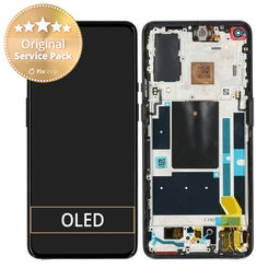 OnePlus 9 - Ecran LCD + Sticla Tactilă + Ramă (Astral Black) - 1001100053 Genuine Service Pack