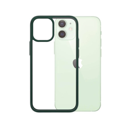 PanzerGlass - Caz ClearCase AB pentru iPhone 12 mini, green