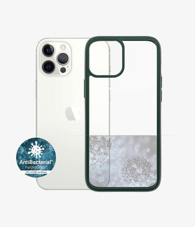 PanzerGlass - Caz ClearCase AB pentru iPhone 12 Pro Max, green