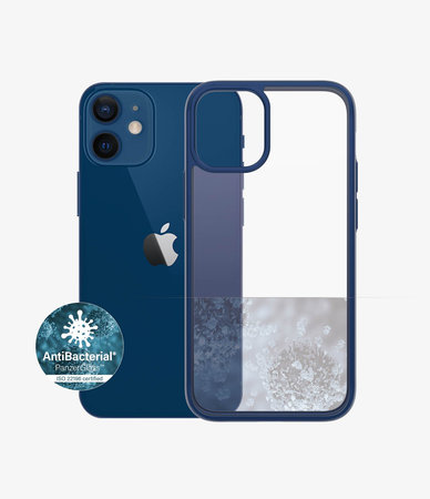 PanzerGlass - Caz ClearCase AB pentru iPhone 12 mini, blue