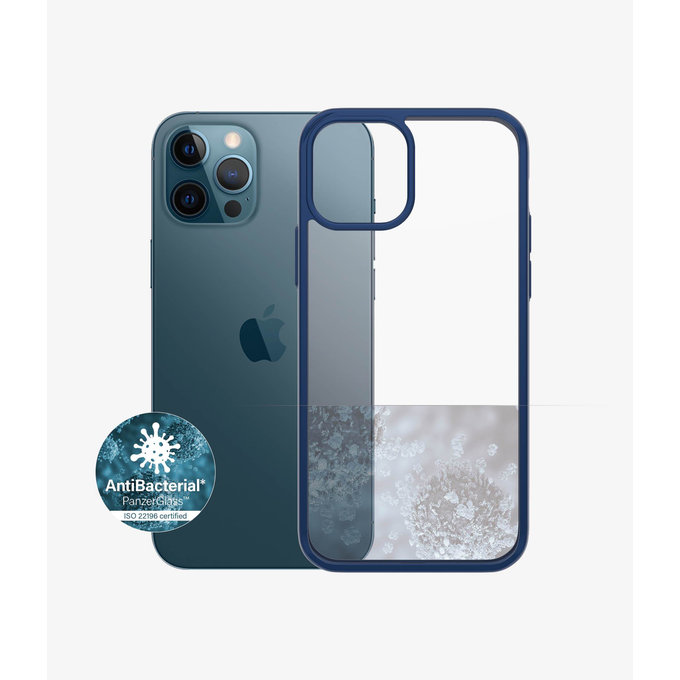 PanzerGlass - Caz ClearCase AB pentru iPhone 12 ?i 12 Pro, blue