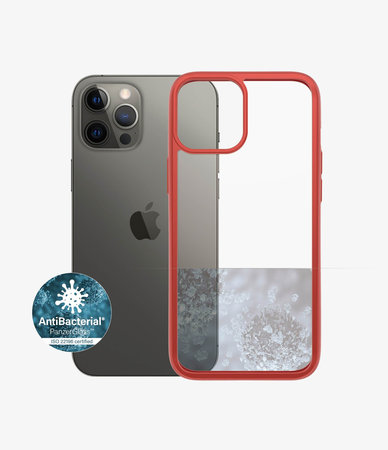 PanzerGlass - Caz ClearCase AB pentru iPhone 12 Pro Max, red