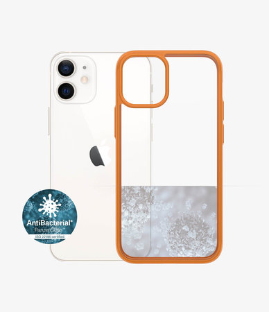 PanzerGlass - Caz ClearCase AB pentru iPhone 12 mini, orange