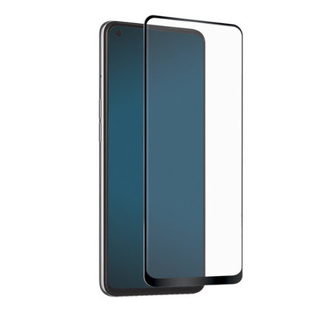 SBS - Geam Securizat Full Cover pentru Oppo Reno 5Z 5G, negru