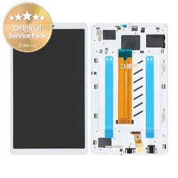 Samsung Galaxy Tab A7 Lite LTE T225 - Ecran LCD + Sticlă Tactilă + Ramă (Silver) - GH81-20633A Genuine Service Pack