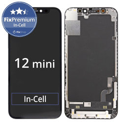 Apple iPhone 12 Mini - Ecran LCD + Sticlă Tactilă + Ramă In-Cell FixPremium
