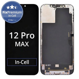 Apple iPhone 12 Pro Max - Ecran LCD + Sticlă Tactilă + Ramă In-Cell FixPremium