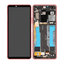 Sony Xperia 10 III - Ecran LCD + Sticla Tactilă + Ramă (Pink) - A5034095A Genuine Service Pack
