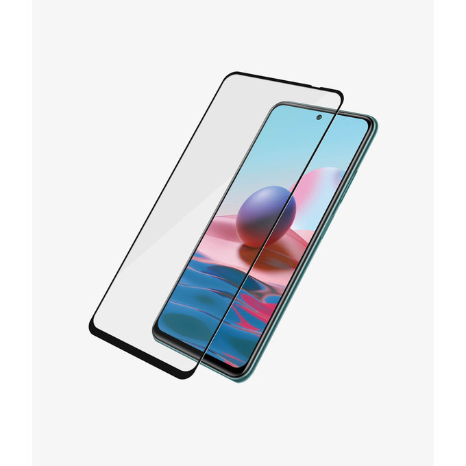 PanzerGlass - Geam Securizat Case Friendly pentru Xiaomi Redmi Note 10, 10S, negru