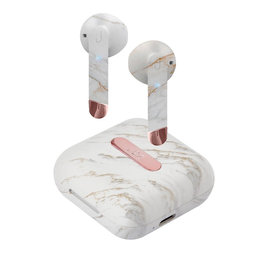 SBS - TWS Hoox Că?ti fără fir TWS Hoox cu carcasă de încărcare 300 mAh, culoare marmură