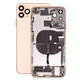 Apple iPhone 11 Pro Max - Carcasă Spate cu Piese Mici (Gold)
