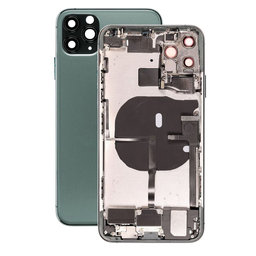 Apple iPhone 11 Pro Max - Carcasă Spate cu Piese Mici (Green)