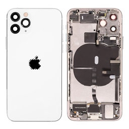 Apple iPhone 11 Pro - Carcasă Spate cu Piese Mici (Silver)