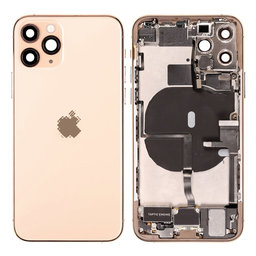 Apple iPhone 11 Pro - Carcasă Spate cu Piese Mici (Gold)