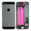 Apple iPhone SE - Carcasă Spate cu Piese Mici (Space Gray)
