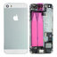 Apple iPhone SE - Carcasă Spate cu Piese Mici (Silver)
