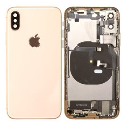 Apple iPhone XS - Carcasă Spate cu Piese Mici (Gold)