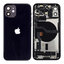 Apple iPhone 12 - Carcasă Spate cu Piese Mici (Black)