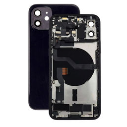 Apple iPhone 12 - Carcasă Spate cu Piese Mici (Black)