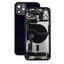 Apple iPhone 12 - Carcasă Spate cu Piese Mici (Black)