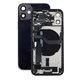 Apple iPhone 12 Mini - Carcasă Spate cu Piese Mici (Black)
