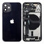 Apple iPhone 12 Mini - Carcasă Spate cu Piese Mici (Black)
