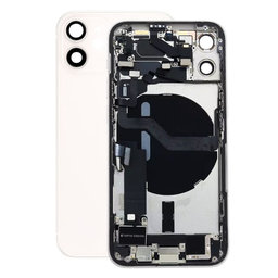 Apple iPhone 12 Mini - Carcasă Spate cu Piese Mici (White)