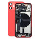 Apple iPhone 12 Mini - Carcasă Spate cu Piese Mici (Red)