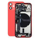 Apple iPhone 12 Mini - Carcasă Spate cu Piese Mici (Red)