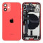 Apple iPhone 12 Mini - Carcasă Spate cu Piese Mici (Red)