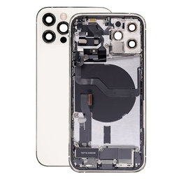 Apple iPhone 12 Pro - Carcasă Spate cu Piese Mici (Silver)