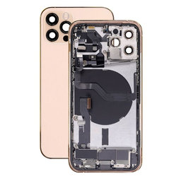 Apple iPhone 12 Pro - Carcasă Spate cu Piese Mici (Gold)