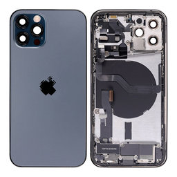 Apple iPhone 12 Pro - Carcasă Spate cu Piese Mici (Blue)
