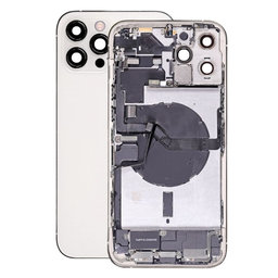 Apple iPhone 12 Pro Max - Carcasă Spate cu Piese Mici (Silver)