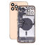 Apple iPhone 12 Pro Max - Carcasă Spate cu Piese Mici (Gold)