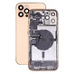Apple iPhone 12 Pro Max - Carcasă Spate cu Piese Mici (Gold)