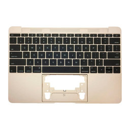Apple MacBook 12" A1534 (Early 2015 - Mid 2017) - Superior Ramă Tastatură + Tastatură US (Gold)