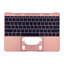 Apple MacBook 12" A1534 (Early 2015 - Mid 2017) - Superior Ramă Tastatură + Tastatură US (Rose Gold)