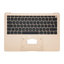 Apple MacBook Air 13" A1932 (2018 - 2019) - Superior Ramă Tastatură + Tastatură UK (Gold)