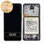 Samsung Galaxy A52s 5G A528B - Ecran LCD + Sticlă Tactilă + Ramă + Baterie (Awesome White) - GH82-26912D, GH82-26909D Genuine Service Pack