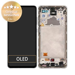 Samsung Galaxy A32 A325F - Ecran LCD + Sticlă tactilă + Ramă (Awesome Black) - GH82-25460D, GH82-25463D, GH82-25624D, GH82-25849D Genuine Service Pack