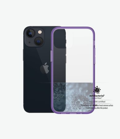 PanzerGlass - Caz ClearCaseColor AB pentru iPhone 13 mini, grape