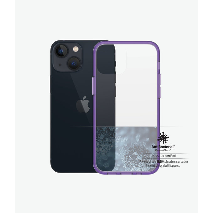 PanzerGlass - Caz ClearCaseColor AB pentru iPhone 13 mini, grape