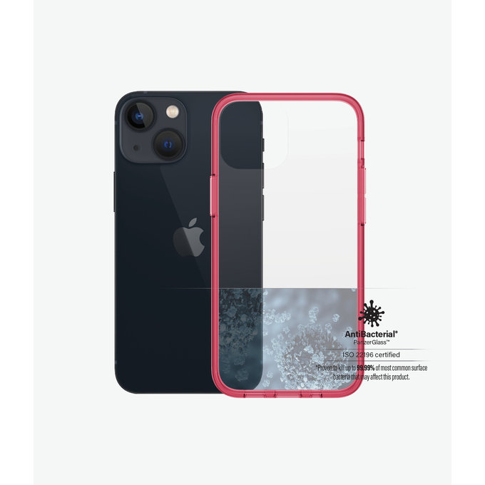 PanzerGlass - Caz ClearCaseColor AB pentru iPhone 13 mini, strawberry