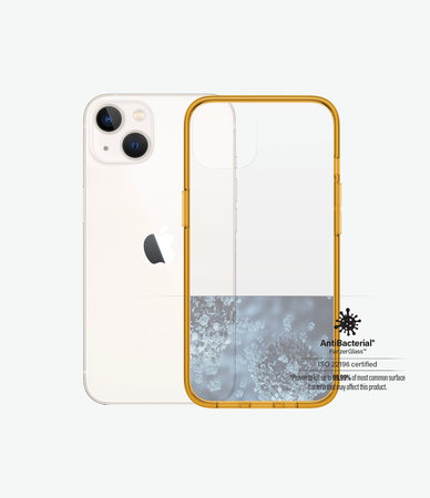 PanzerGlass - Caz ClearCaseColor AB pentru iPhone 13, tangerine